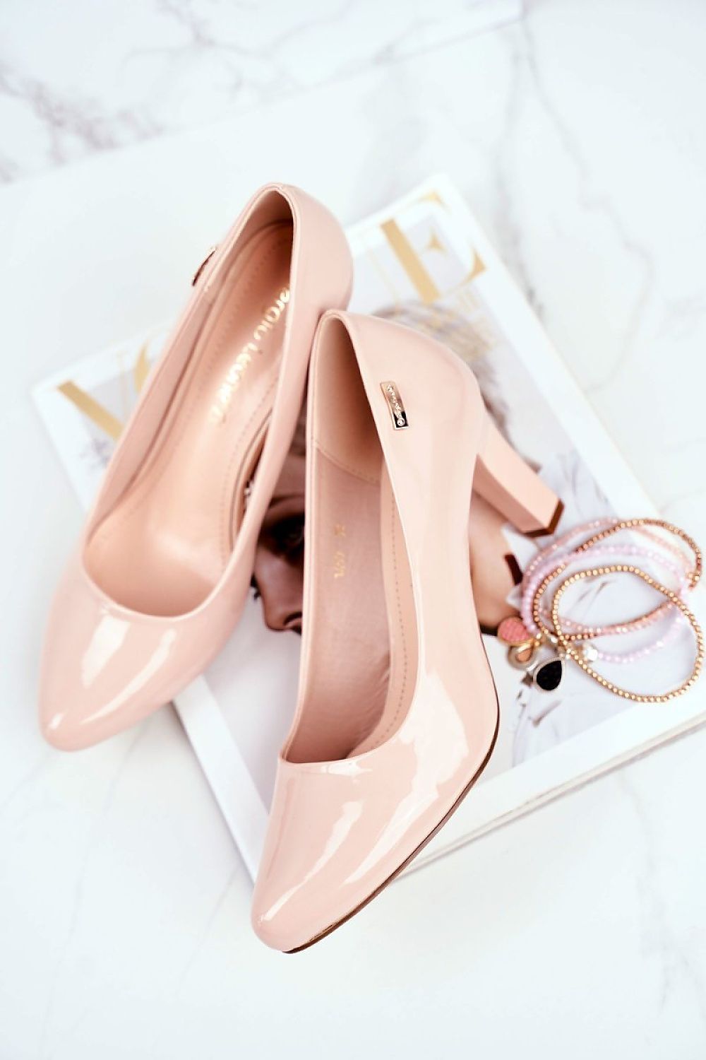Escarpins talon large model 206813 Step in style