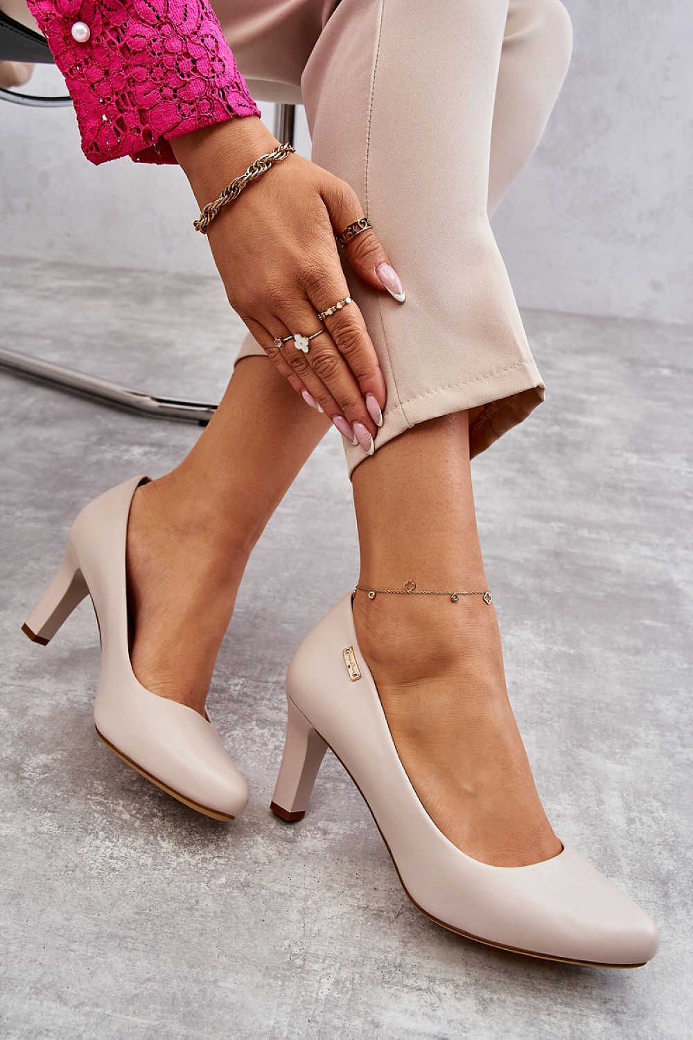Escarpins talon large model 206815 Step in style