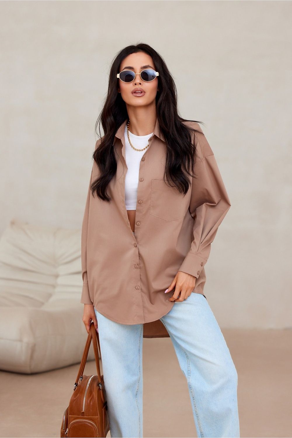 Chemise manche longue model 207004 Roco Fashion