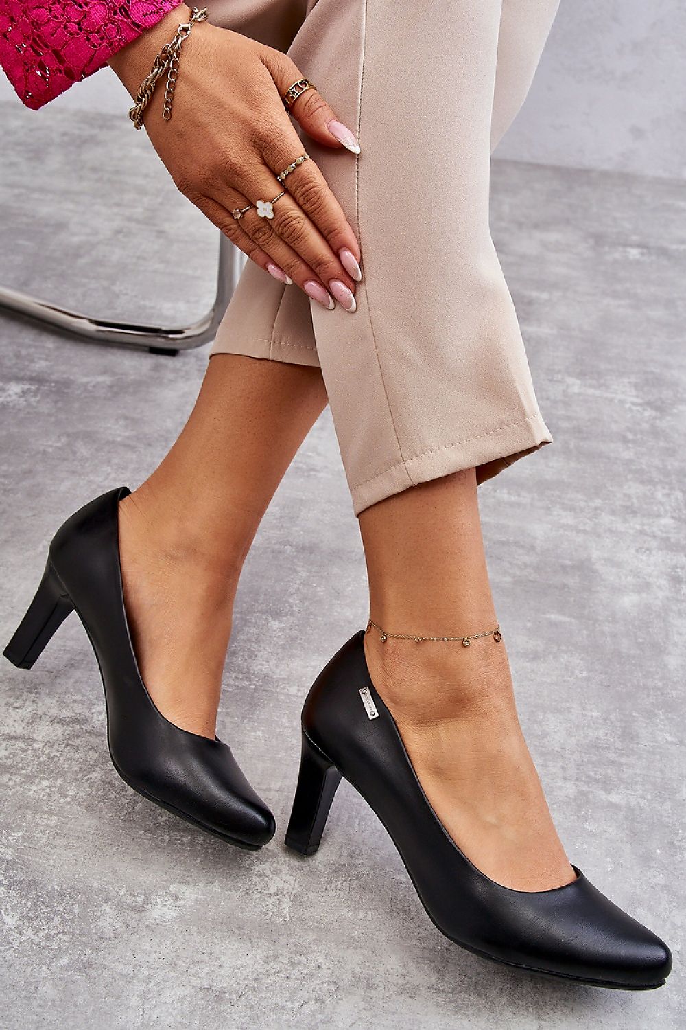 Escarpins talon large model 175260 Step in style