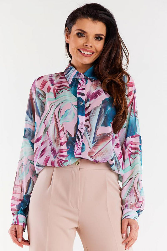  Chemise manche longue model 196617 awama 