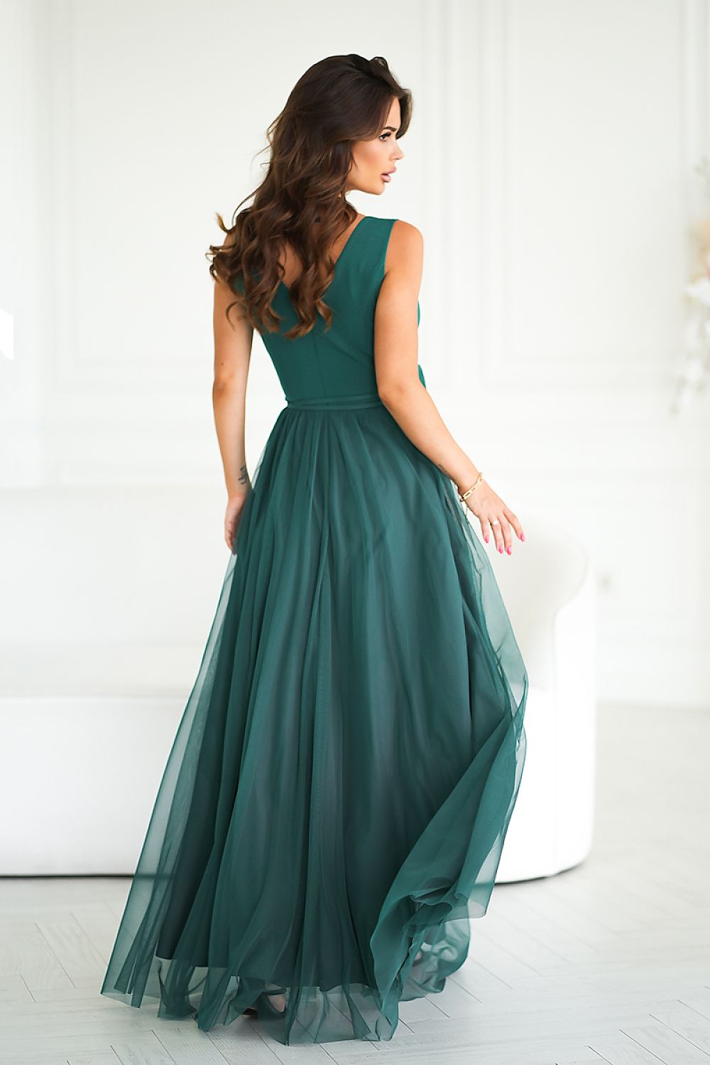  Robe longue model 199326 Bicotone 
