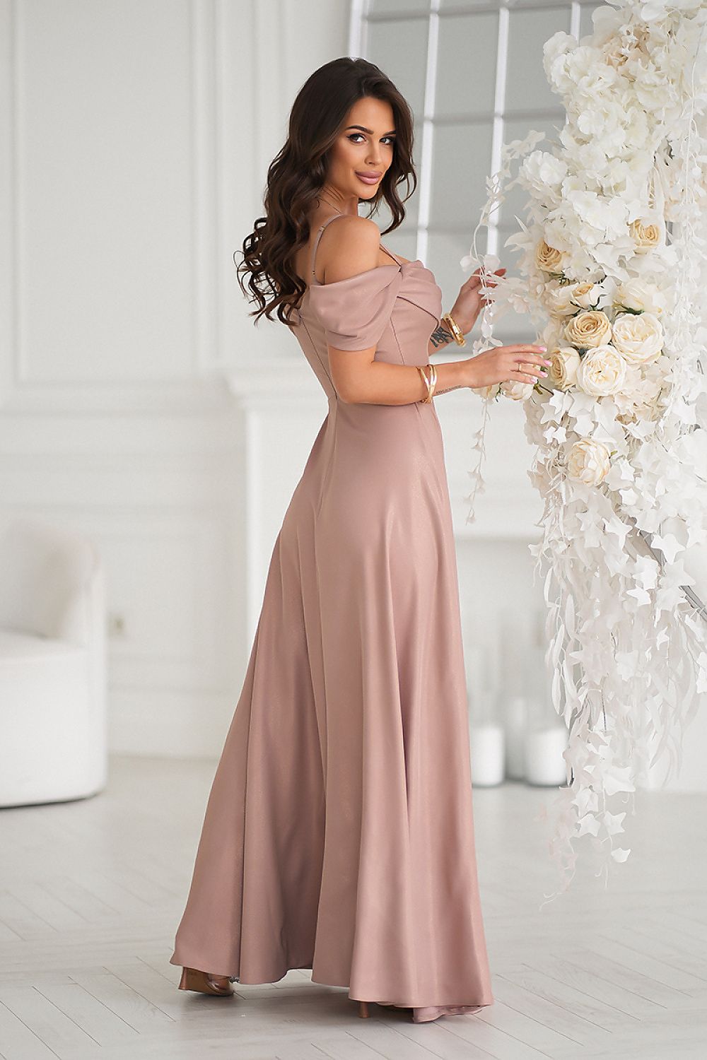  Robe longue model 208194 Bicotone 